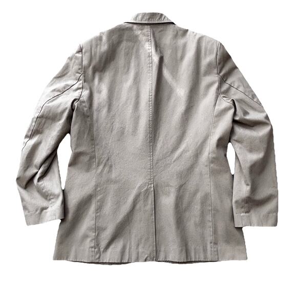 Eddie Bauer Sport Coat Blazer Jacket Mens Medium Khaki Three-Button 100% Cotton* - Picture 2 of 10